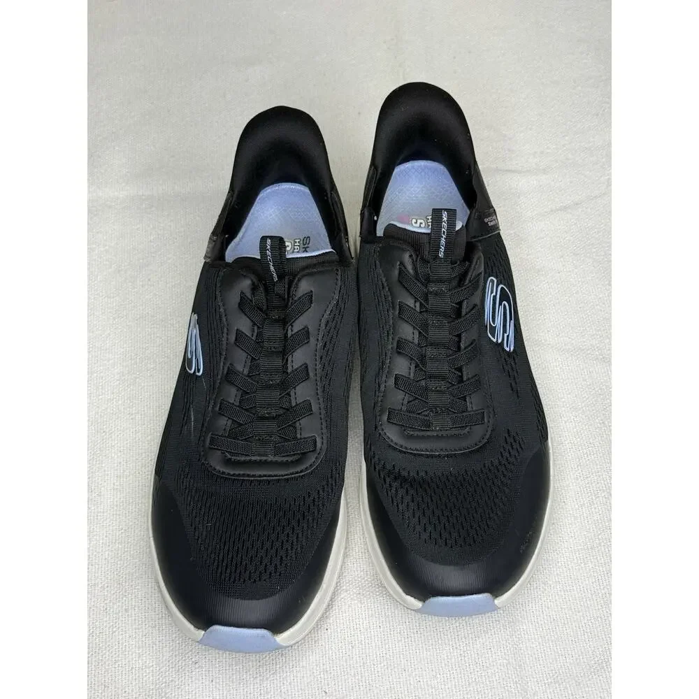 Skechers Swift Fit Arch Comfort Women's Size 10 Black Walking Shoes 179056TX